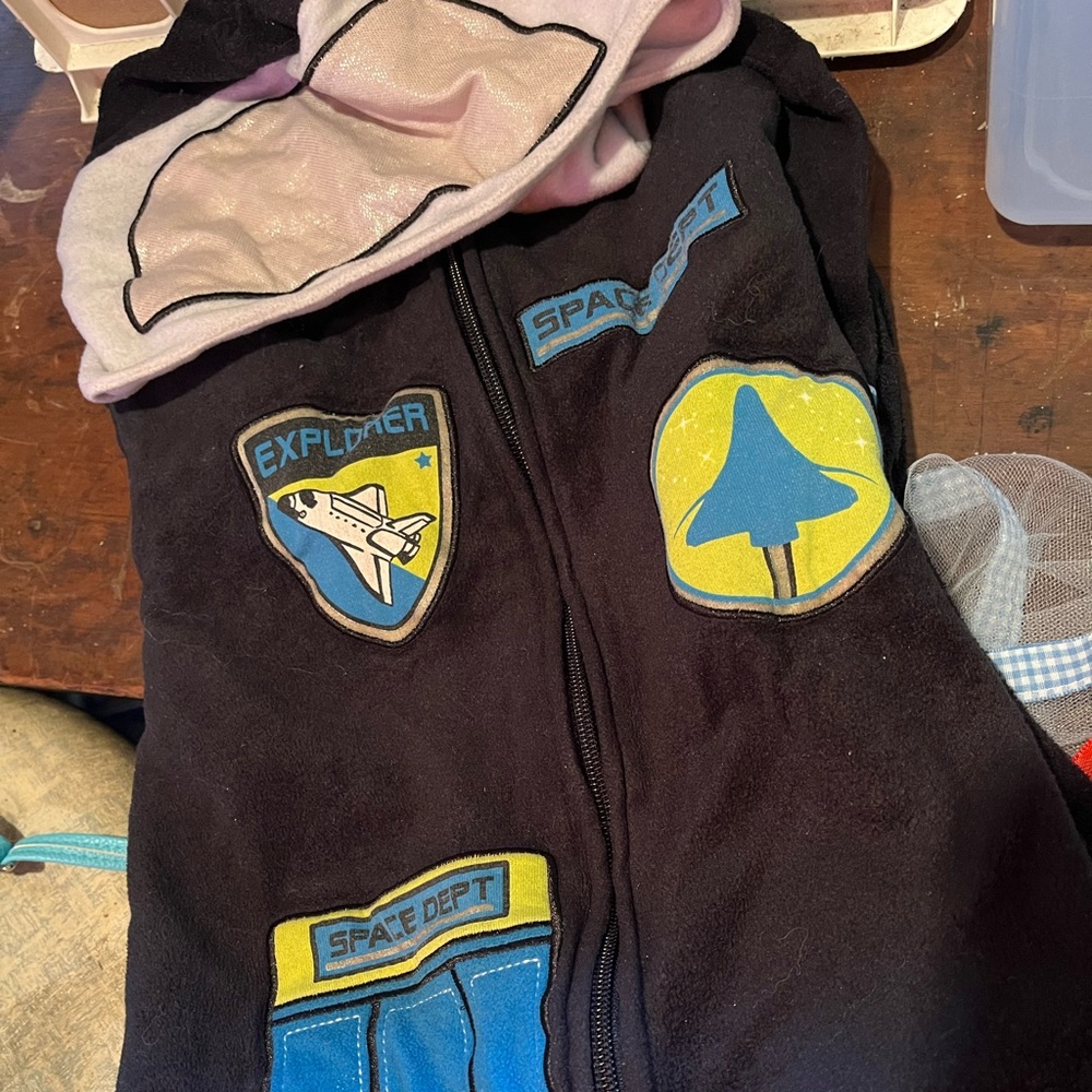 Astronaut one piece pj kids 6/7